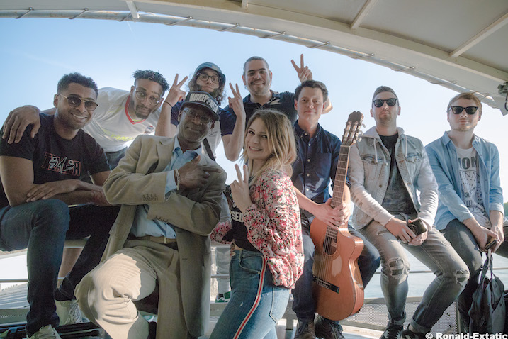 En guest: Julien Lebrun Eleven's music (Multi Gold Hayce Lemsi), Romain Ughetto, i.a.m San (le guitariste) et la team Rockers Live